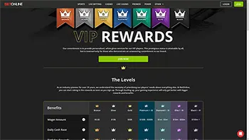 Bet Online Casino VIP screenshot