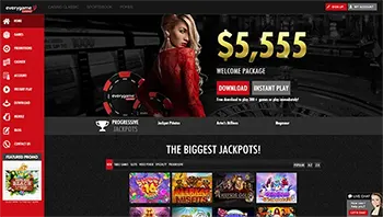 Everygame Casino Red screenshot